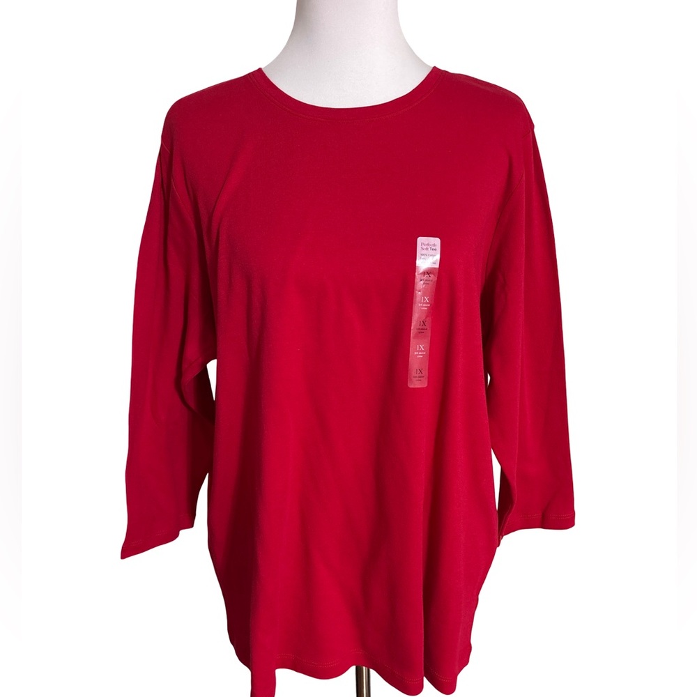 Kim Rogers Red Long Sleeve Tee